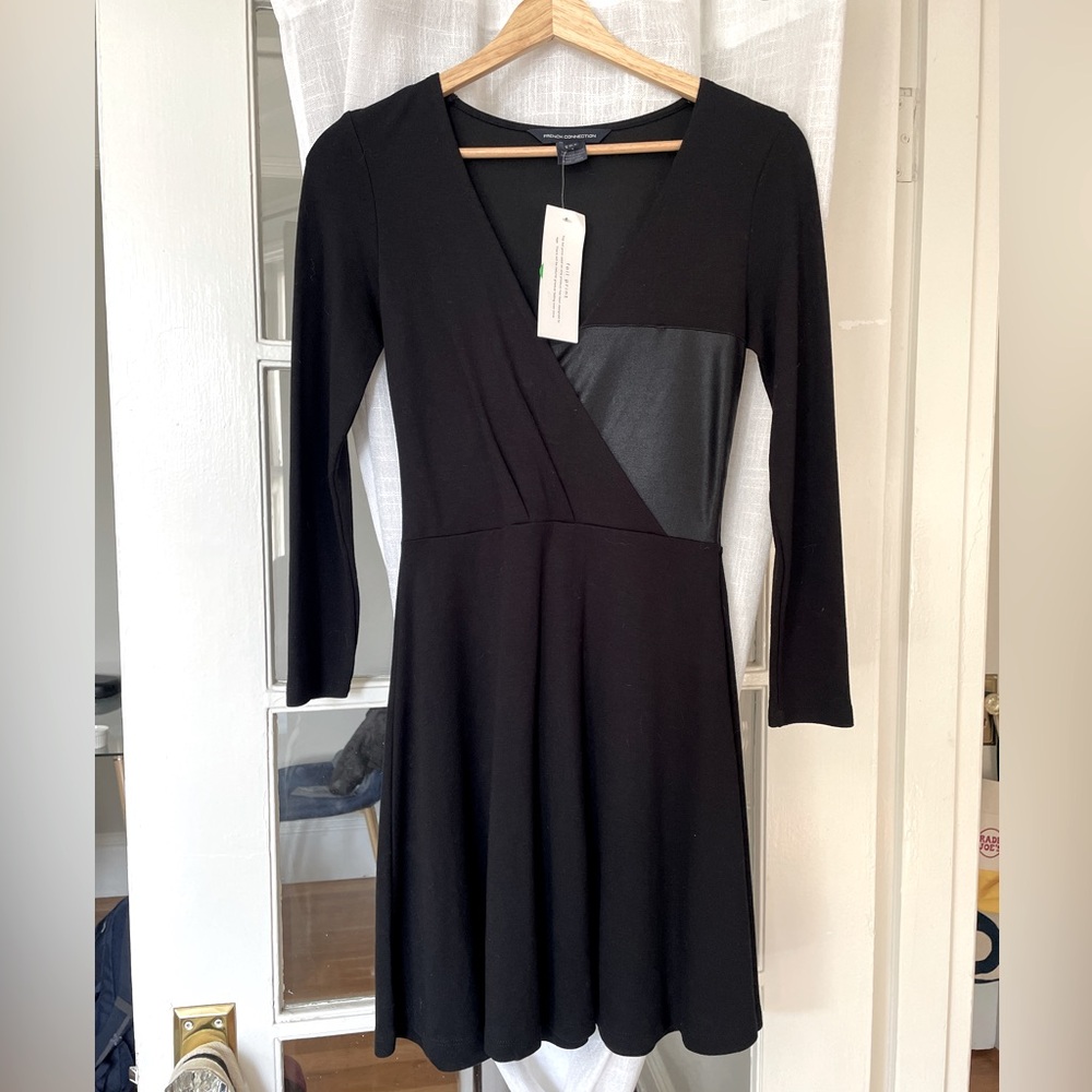 NWT French Connect Faux Wrap Dress